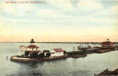 1915 New Canal Light postcard