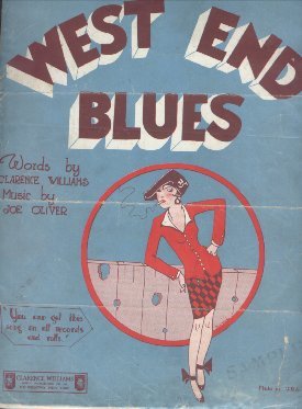 1928 - West End Blues Sheet Music Cover