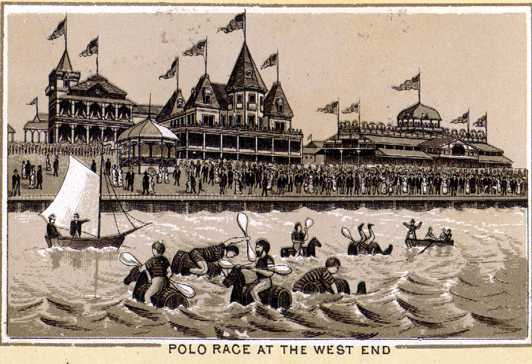 1880s - Water Polo at West End