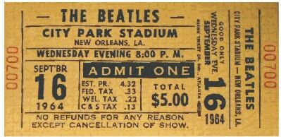 Beatle's at City Park Stadium