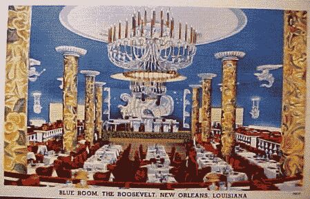 Blue Room at the Roosevelt Hotel