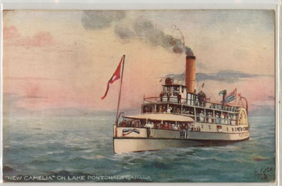 1815 Steamboat travel begins on the Lake